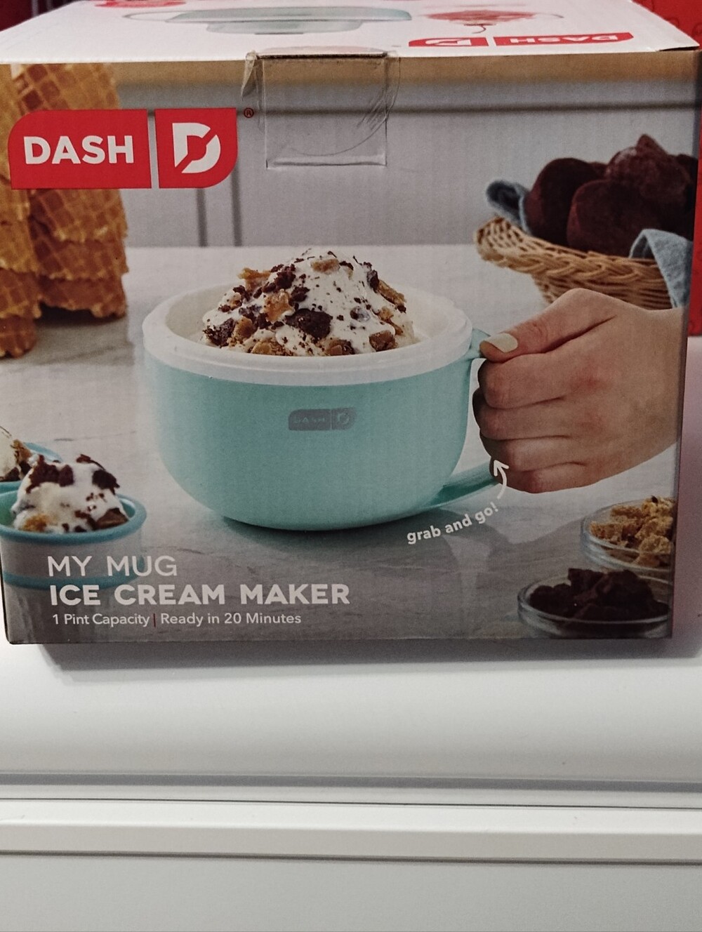 NIB Dash My Mug Ice Cream Maker